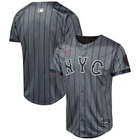 Maillot Nike Graphite New York Mets 2024 City Connect Limited pour jeunes