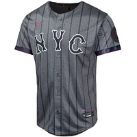 Maillot Nike Graphite New York Mets 2024 City Connect Limited pour jeunes