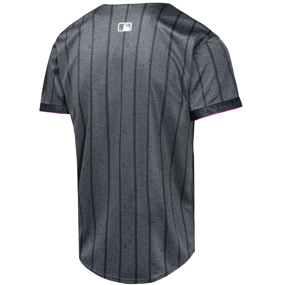 Maillot Nike Graphite New York Mets 2024 City Connect Limited pour jeunes