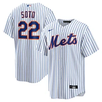 Maillot de joueur à domicile Nike Juan Soto blanc des New York Mets pour jeunes