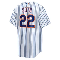 Maillot de joueur à domicile Nike Juan Soto blanc des New York Mets pour jeunes