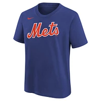 Youth Nike Pete Alonso Royal New York Mets Home Player Name & Number T-Shirt