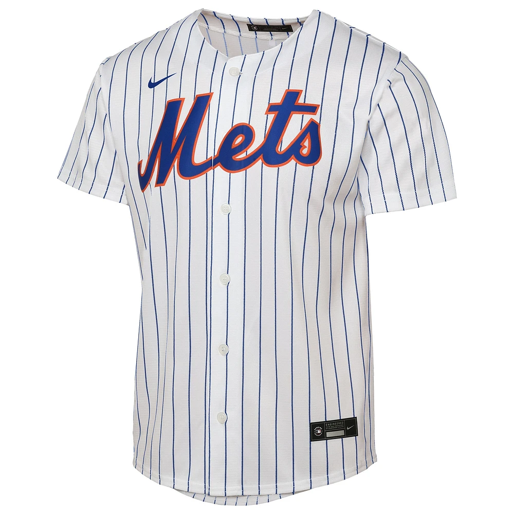 Youth Nike  White New York Mets Home Replica 2.0 Jersey