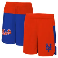 New York Mets Youth 7th Inning Stretch Shorts - Orange