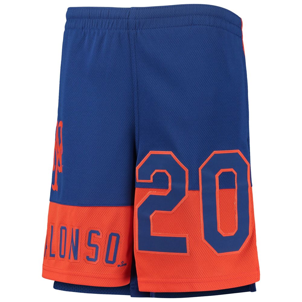 Youth Pete Alonso Royal New York Mets Pandemonium Name & Number Shorts