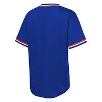 T-shirt à col en V pour jeunes lanceurs de relève des Royal New York Mets