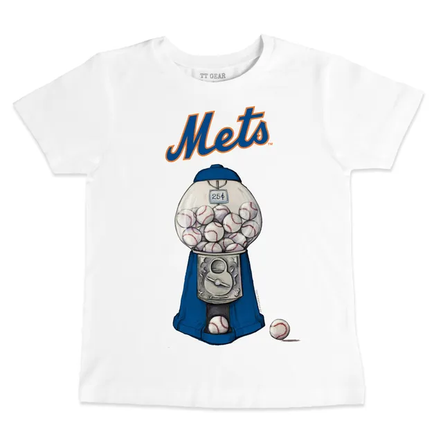 Lids New York Mets Tiny Turnip Women's Baseball Bow T-Shirt