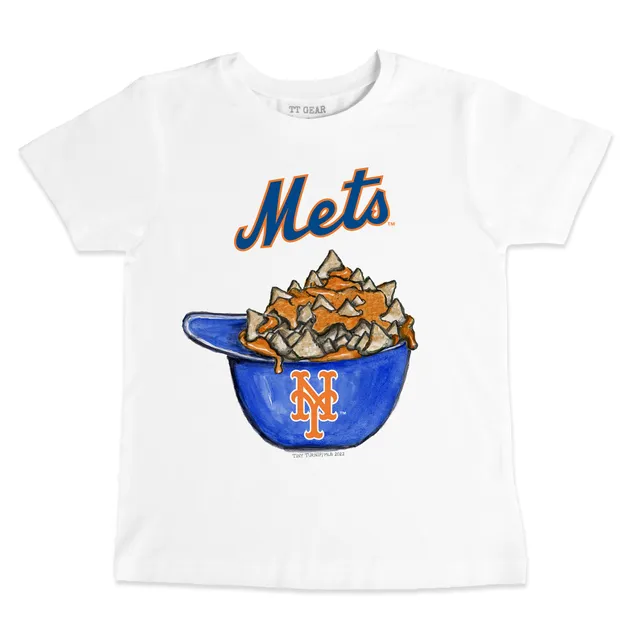 Lids New York Mets Tiny Turnip Women's Baseball Crossbats T-Shirt - White