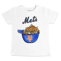 Tiny Turnip New York Mets Sundae Helmet Tee Shirt Women's XL / White