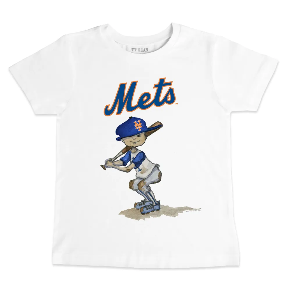 Lids New York Mets Tiny Turnip Youth Team Slugger T-Shirt - White