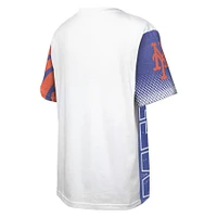 T-shirt blanc pour jeunes Mets de New York Impact Hit Bold