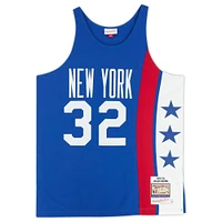 Maillot authentique Mitchell & Ness Hardwood Classics dédicacé par Julius Erving des New York Nets