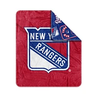  New York Rangers 50" x 60" Dream Weave Throw Blanket