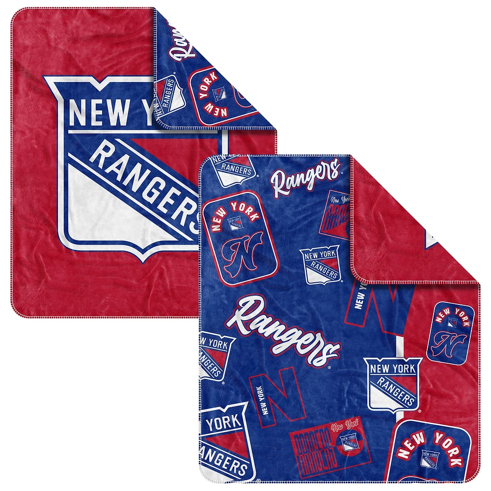  New York Rangers 50" x 60" Dream Weave Throw Blanket