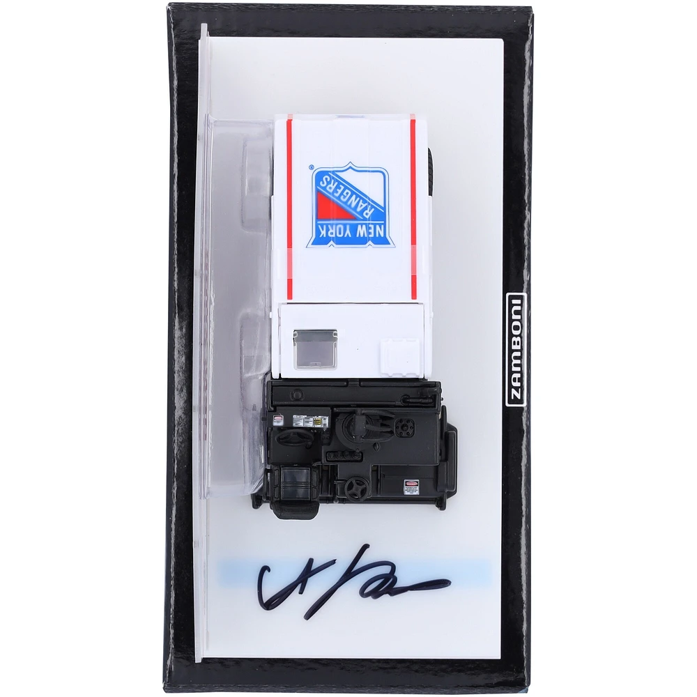 Adam Fox New York Rangers Autographed 1:43 Scale Die-Cast Zamboni