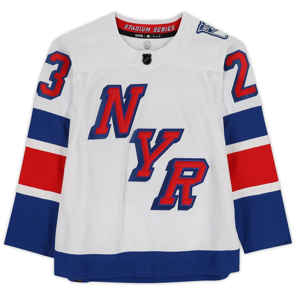 Adam Fox New York Rangers Autographed 2024 Stadium Series adidas Authentic Jersey