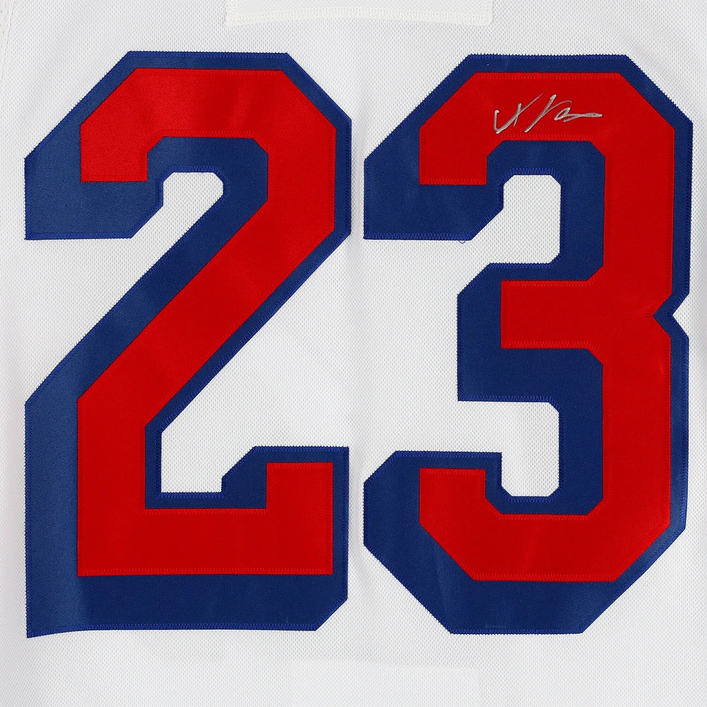 Adam Fox New York Rangers Autographed 2024 Stadium Series adidas Authentic Jersey