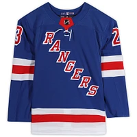 Adam Fox New York Rangers Maillot Authentique Adidas Bleu Autographié