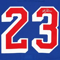 Adam Fox New York Rangers Autographed Game-Used #23 Blue Set 1 Jersey from the 2023-24 NHL Season