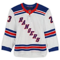 Adam Fox New York Rangers Autographed Game-Used #23 White Jersey vs. Pittsburgh Penguins on October 9, 2024 with "GU 10-9-24 vs. PIT" Inscription