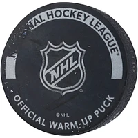 Adam Fox New York Rangers Autographed Practice-Used Puck Used During Warmups vs. Boston Bruins on January 19, 2023