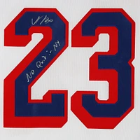 Adam Fox New York Rangers Autographed White adidas Authentic Jersey with "No Quit in NY" Inscription