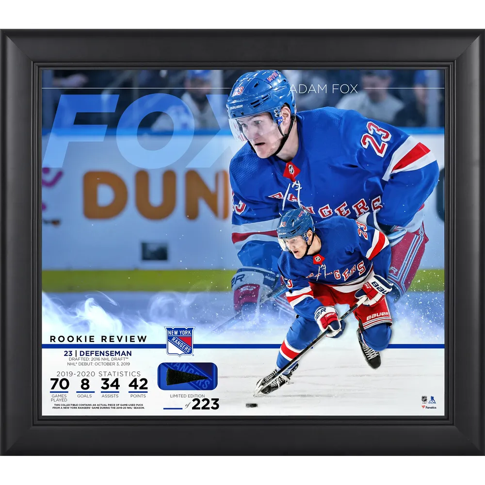 Lids Adam Fox New York Rangers Fanatics Authentic Autographed