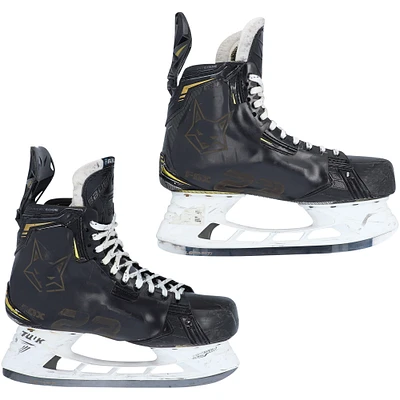 Patins Bauer noirs Adam Fox des Rangers de New York utilisés lors de la saison 2021-22 de la LNH - AA0130314-15