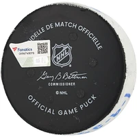 Adam Fox New York Rangers Game-Used Goal Puck vs. New Jersey Devils on January 9, 2025