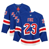 Adam Fox New York Rangers Game-Used #23 Blue Set 2 Jersey from the 2024-25 NHL Season