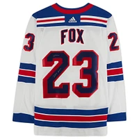 Adam Fox White New York Rangers Autographed adidas Authentic Jersey with "2021 Norris" Inscription