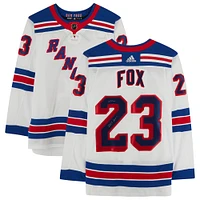 Adam Fox White New York Rangers Autographed adidas Authentic Jersey with "2021 Norris" Inscription