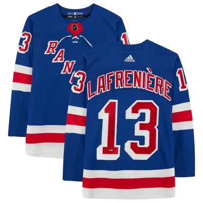 Alexis Lafrenière Autographed & Inscribed “#1 Pick” Authentic New York  Rangers Adidas White Jersey