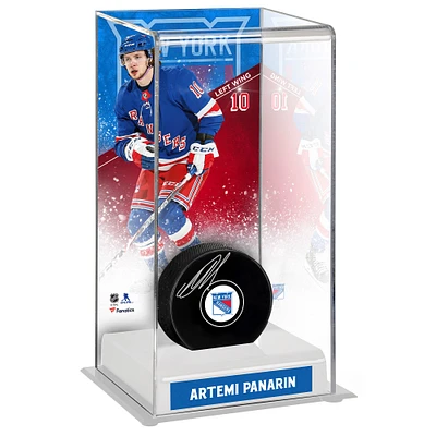 Artemi Panarin New York Rangers Deluxe Tall Hockey Puck Case