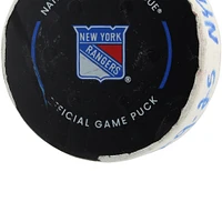 Artemi Panarin New York Rangers Game-Used Goal Puck vs. Columbus Blue Jackets on March 9, 2025