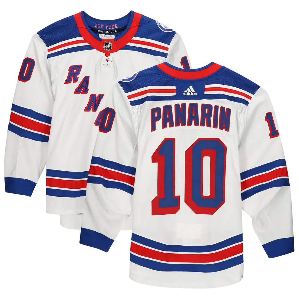 Artemi Panarin New York Rangers Game-Used #10 White Jersey Worn During the  Eastern Conference Finals