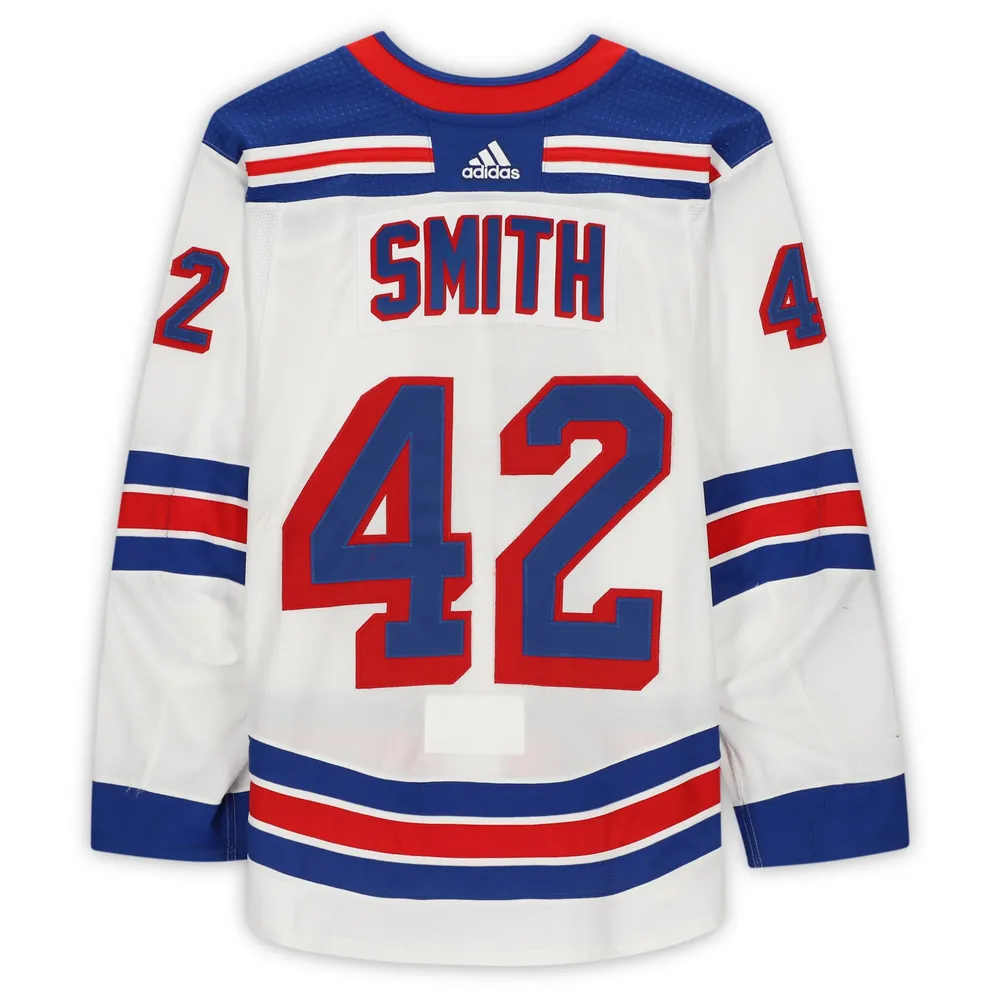 Brendan Smith New York Rangers Game-Used #42 White Set 1 Jersey Worn During  Away Games Played Between January 22nd and February 20th of the 2021 NHL  Season - Size 56