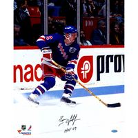 Brian Leetch New York Rangers Autographed 16'' x 20'' Photograph with HOF 09 Inscription