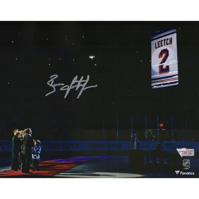 Brian Leetch New York Rangers Autographed Blue Fanatics Breakaway