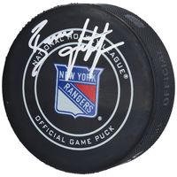 Brian Leetch New York Rangers Autographed Official Game Puck