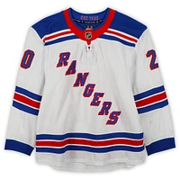 Chris Kreider New York Rangers Game-Used #20 White Set 2 Jersey from the 2024-25 NHL Season
