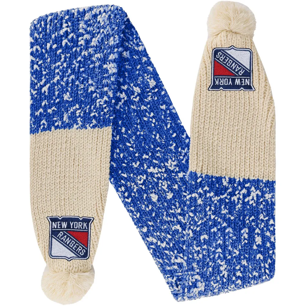 New York Rangers FOCO Confetti Scarf with Pom