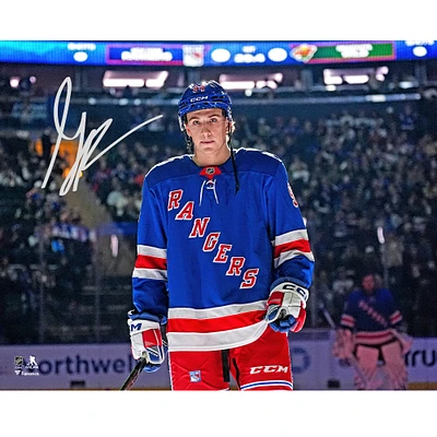 Gabe Perreault New York Rangers Autographed 16" x 20" NHL Debut Photograph 