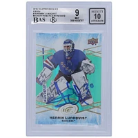 Carte autographiée 9/10 2018-19 Upper Deck Ice Green #19 Beckett Fanatics Witnessed Authenticated des Rangers de New York par Henrik Lundqvist - Sous-catégories 9,5/8,5/9,5/9,5