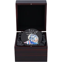 Henrik Lundqvist New York Rangers Autographed Hockey Puck - Art by Josh Trout - Limited Edtion #1/1