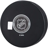 Rondelle de hockey autographiée par Henrik Lundqvist des Rangers de New York avec l'inscription « HOF 23 »
