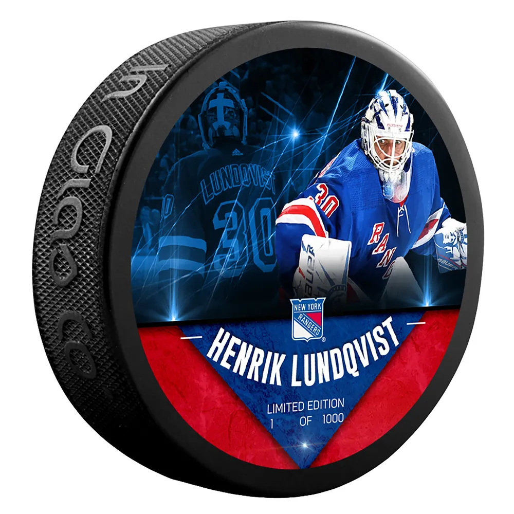 Henrik Lundqvist New York Rangers Unsigned Fanatics Exclusive Player Hockey  Puck - Limited Edition of 1000