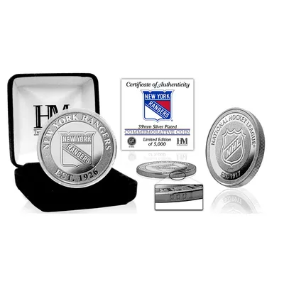 New York Rangers Highland Mint Silver Mint Coin