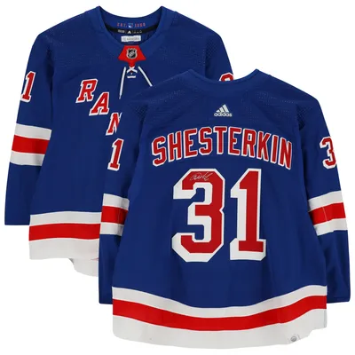 Igor Shesterkin New York Rangers Autographed Blue Fanatics