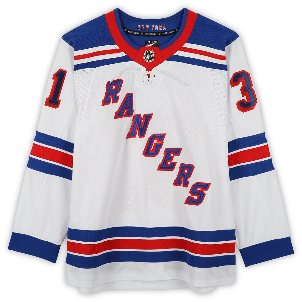 Igor Shesterkin New York Rangers Autographed White Fanatics Premium Jersey